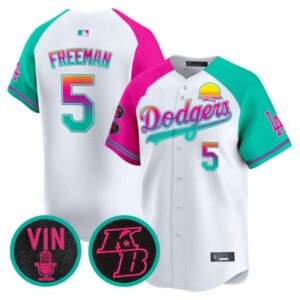 Men’s Dodgers 2024 Los Angeles City Style Vapor Premier Limited Jersey V2 – All Stitched
