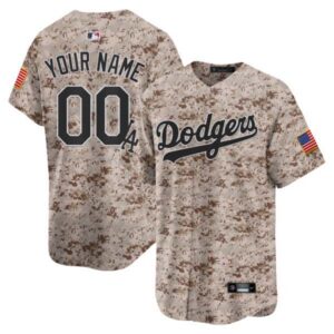 Dodgers USMC Alternate Vapor Premier Limited Custom Jersey – All Stitched