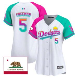 Women’s Dodgers 2024 Los Angeles City Style Vapor Premier Limited Jersey – All Stitched