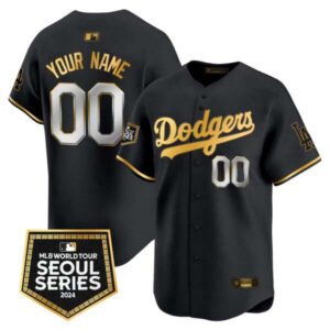 Dodgers 2024 World Tour Seoul Series Patch Vapor Premier Limited Custom Jersey – All Stitched