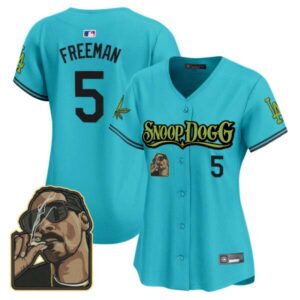 Women’s Dodgers Snoop Dogg Vapor Premier Limited Jersey – Stitched