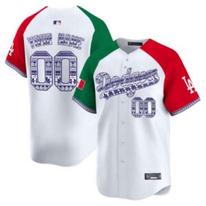 Los Angeles Dodgers Mexico Vapor Premier Limited Custom Jersey V3 – All Stitched