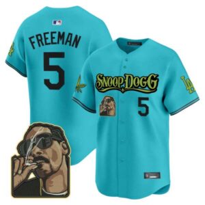 Men’s Dodgers Snoop Dogg Vapor Premier Limited Jersey – Stitched