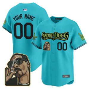 Dodgers Snoop Dogg Vapor Premier Limited Custom Jersey – Stitched
