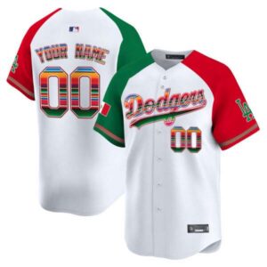 Los Angeles Dodgers Mexico Vapor Premier Limited Custom Jersey – All Stitched