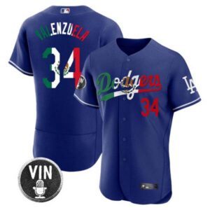 Men’s Dodgers Mexico Special Jersey – All Stitched