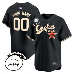 Houston Astros Cactus Jack Patch Vapor Premier Limited Custom Jersey V4 – Stitched