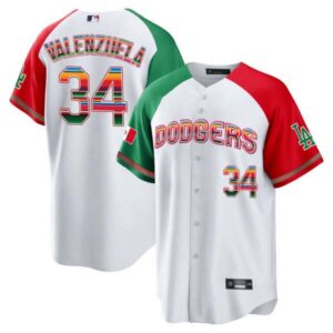 Men’s Dodgers Mexico Cool Base Limited Jersey V3 – All Stitched
