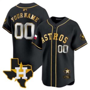 Houston Astros Texas Patch Vapor Premier Limited Custom Jersey – All Stitched