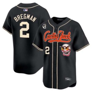 Men’s Houston Astros Cactus Jack Vapor Premier Limited Jersey – Stitched