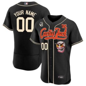 Houston Astros Cactus Jack Flex Base Custom Jersey – Stitched