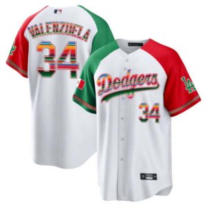 Men’s Dodgers Mexico Cool Base Limited Jersey – All Stitched
