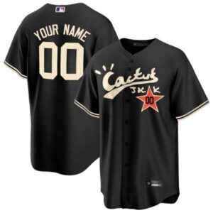 Houston Astros Cactus Jack Cool Base Custom Jersey V2 – Stitched