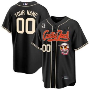 Houston Astros Cactus Jack Cool Base Custom Jersey – Stitched