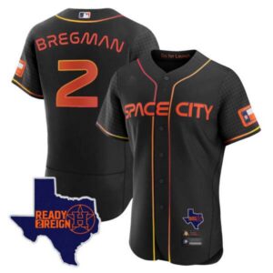 Men’s Astros 2024 Space City Ready 2 Reign Flex Base Jersey – All Stitched
