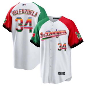 Men’s Dodgers Mexico Cool Base City Connect Limited Jersey – All Stitched