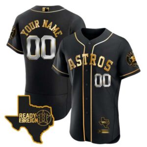 Houston Astros 2024 Ready 2 Reign Flex Base Custom Jersey – All Stitched
