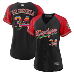 Women’s Dodgers Mexico Alternate Baseball Jersey – All Stitched