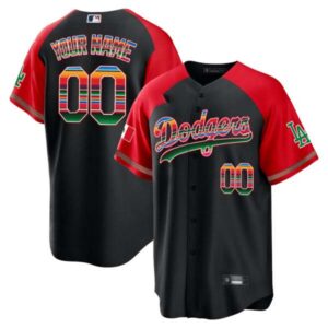 Dodgers Mexico Alternate Cool Base Custom Jersey – All Stitched