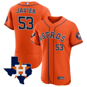 Men’s Houston Astros Texas State Patch Jersey – All Stitched