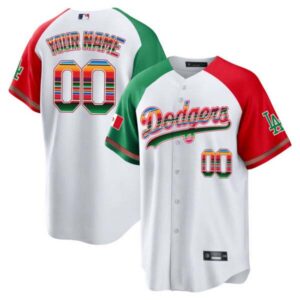 Dodgers Mexico Cool Base Limited Custom Jersey – All Stitched
