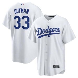 James Outman Los Angeles Dodgers White Jersey – All Stitched