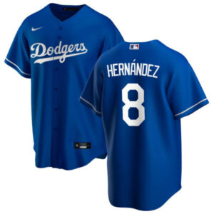 Los Angeles Dodgers Kike Hernandez Blue Jersey – All Stitched