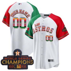 Houston Astros Los Astros Mexico Custom Jersey – All Stitched