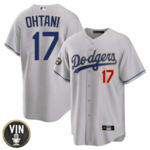Men’s Shohei Ohtani Los Angeles Dodgers Vin Scully Patch Jersey – All Stitched