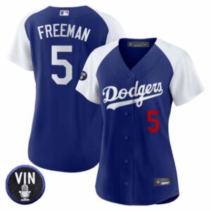 Women’s Dodgers Vin Scully Patch Jersey – All Stitched
