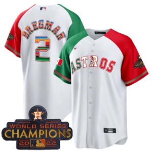 Men’s Astros Mexico Cool Base Limited Jersey V3 – All Stitched