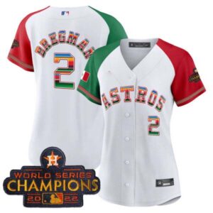Women’s Astros Mexico Baseball Limited Jersey – All Stitched