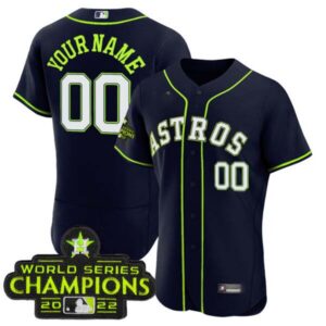 Houston Astros Flex Base Fan Made Custom Jersey – All Stitched