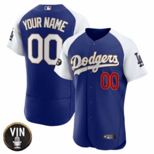 Dodgers Vin Scully Patch Flex Base Custom Jersey – All Stitched