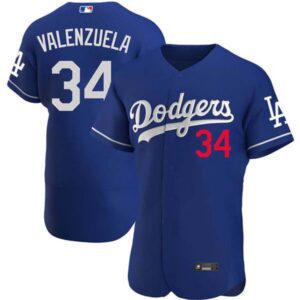 Fernando Valenzuela Dodgers Flex Base Jersey – All Stitched