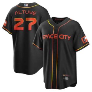 Jose Altuve Houston Astros Black Jersey – All Stitched