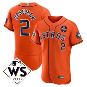 Alex Bregman Houston Astros 2017 World Series Jersey – All Stitched