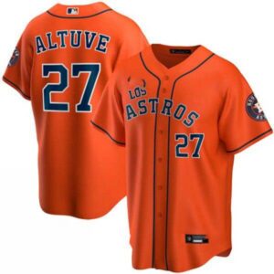 Jose Altuve Los Astros Orange Jersey – All Stitched