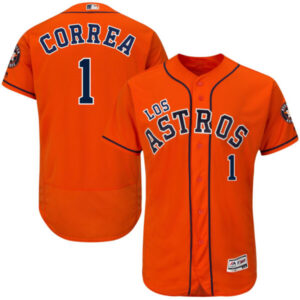 Carlos Correa Los Astros Orange Jersey – All Stitched
