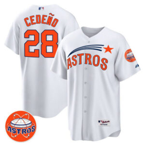 César Cedeño Houston Astros White Jersey – All Stitched