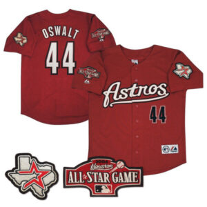 Roy Oswalt Houston Astros 2004 Red Jersey – All Stitched