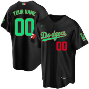 Los Angeles Dodgers Mexico Jersey Custom Name And Number – All Stitched