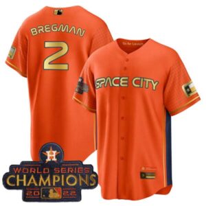 Men’s Astros 2023 Space City Champions Cool Special Jersey – All Stitched