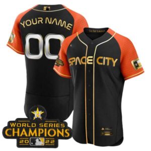 Astros 2023 Space City Champions Alternate Flex Custom Jersey – All Stitched