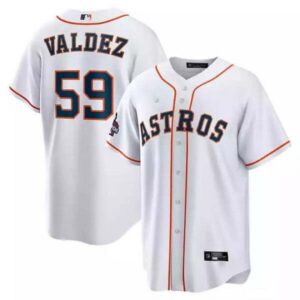Framber Valdez Astros 2023 Gold Alternate Flex Base Jersey – All Stitched