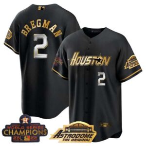 Men’s Houston Astros 2022 Astrodome & Champions Patch Jersey – All Stitched