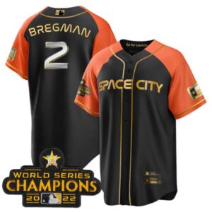 Men’s Astros 2023 Space City Champions Cool Jersey – All Stitched