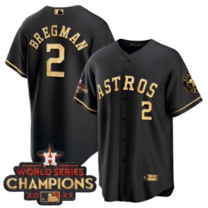 Men’s Astros 2022 World Series Champions Color Rush Jersey – All Stitched