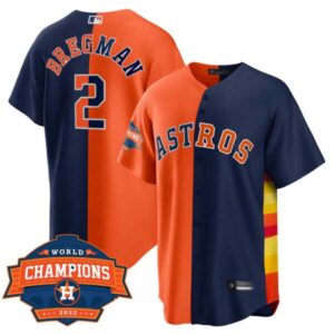 Men’s Houston Astros Cool Base Split 2022 Champions Limited Player Jersey – All Stitched