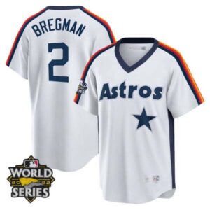 Houston Astros Home Cooperstown 2022 World Series Player Jersey – All Stitched
